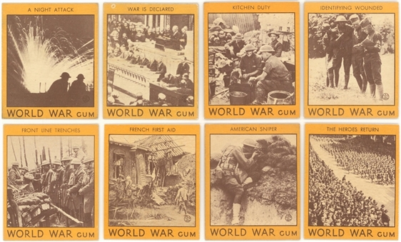 1933 R174 Goudey "World War Gum" Complete Set (96)